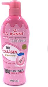 A BONNE Body Lotion Smooth & Soft Skin (Collagen) Milk Power Lightening Lotion 500ml -Filipino Favorite
