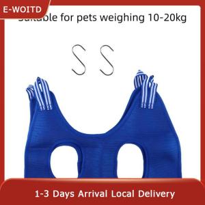 E-WOITD PET GROCER Cat Grooming Hammocks Pet Nail Clip Trimming Restraint Bag Cats Dogs Beauty Hammock Bathing Grooming Hanging Bag Pet Accessories