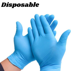 Nitrile safety gloves heavy duty anti slip mechanic work glove tahan lama rumah tangga