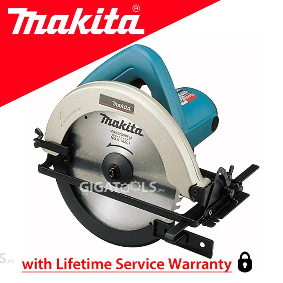 Makita M5801B M5801M Circular Saw Machine 7 1 4 1 050W with 1pc Circular Saw Blade with Rubber Palm Gloves GIGATOOLS Lazada PH