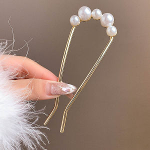 U-shaped Hairpin for Women Metal Elegant Fashion Hair Stick Fashion Hair Comb Hair Accessories