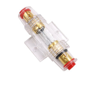Car audio system modified with transparent fuse AGU Fuse holder power fuse holder circuit breaker