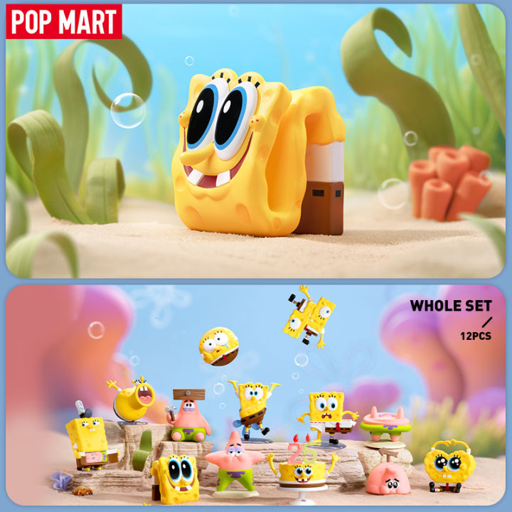 POP MART Action Figures SpongeBob SquarePants Daily Quirks Series Blind ...