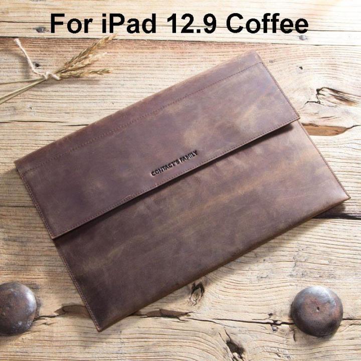 Genuine Leather Tablet Sleeve For iPad Pro 11 Inch Magnetic