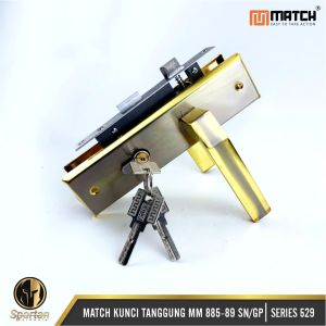 Match Hendel Pintu Tanggung 20 cm Minimalis Kunci Rumah Set Besar Handel Handle Gagang Kamar MM 885-89