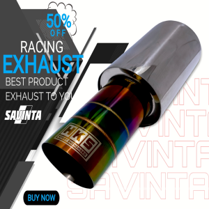 Knalpot Racing Mobil Savinta PLGv3 Monel Edition Suara Ngebas Empuk Bulat Adem Gahar Kering Size 33cm