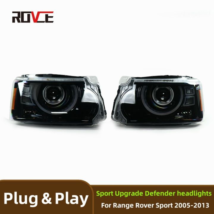 For Land Rover Range Rover Sport 20052013 Change Defender headlights Sport Upgrade Defender