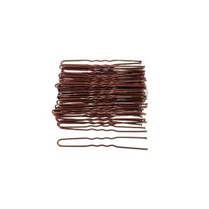 NBANLIKE 50Pcs Kẹp tóc Kẹp tóc kim loại 5/6/7cm Kẹp tóc gợn sóng Kẹp tóc kiểu tóc Phụ kiện tóc Cho búi tóc Kẹp tóc hình chữ U Phụ nữ