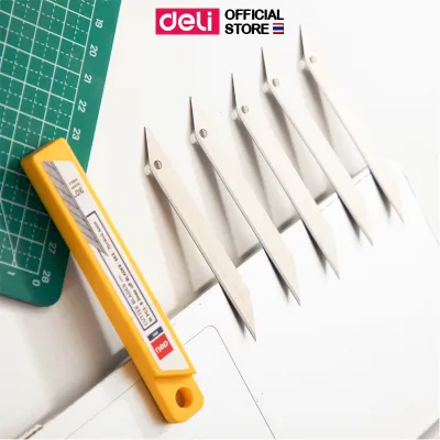 Deli ใบมีดคัตเตอร์ 30 องศา บรรจุ 10 ใบ Cutter 2015 ใบมีดคัตเตอร์ คัตเตอร์ อุปกรณ์ช่วยตัด อุปกรณ์งานช่าง อุปกรณ์สำนักงาน อุปกรณ์ออฟฟิศ เครื่องใช้สำนักงาน เครื่องใช้ออฟฟิศ อุปกรณ์งานฝีมือ คัตเตอร์อเนกประสงค์