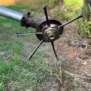 Steel Wire Grass Trimmer Head Universal Weed Brush Cutter Lawn Mower Gardening Tools 6 Head trimmer head