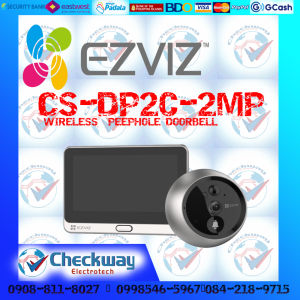 EZVIZ CS-DP2C WIRELESS  PEEPHOLE DOORBELL 2MP 1080P |CHECKWAY ELECTROTECH