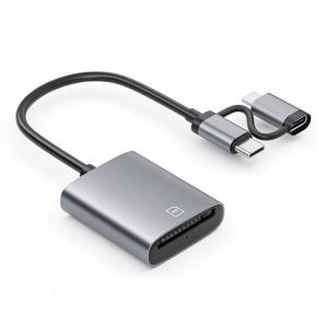 Aluminum Alloy MS Reader Two 8Pin Type C MS Memory Sticks Adapter For Phone Pad