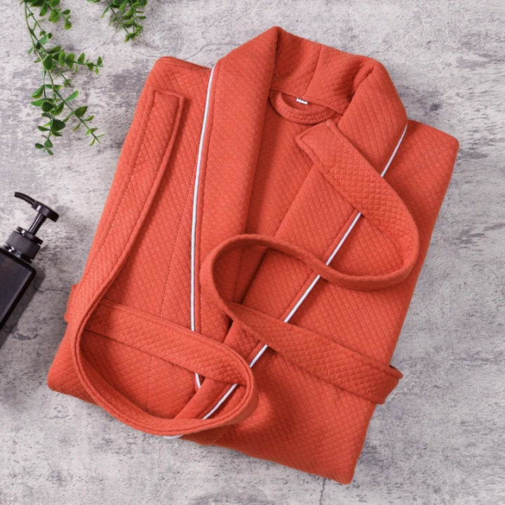 Premium 100 Cotton Bathrobe Men Turkish Quality Luxury Super Soft