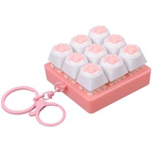 Quiet Keyboards Toy for Stress Relief Keyboards Clicking for Office School Travel Keychain for Men and Women
