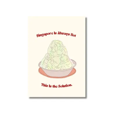 The local Chapter | Cute Local Souvenir Old Singaporean Snacks Drink| Singapore Postcards