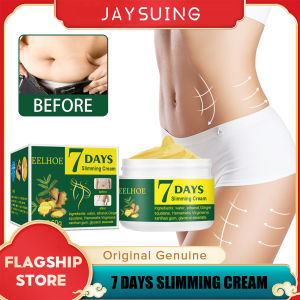 Jaysuing 7 Days Ginger Slimming Cream Weight Loss Anti Cellulite Fat Burning Lifting Body Shaping Waist Belly Fat Thick Legs Massage Fast Slimming Cream 50g