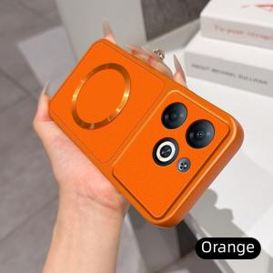 For OPPO Reno 16 15 15F 15C 14 14F 13 13F 12 12F 11 10 9 8 7 A94 A31 Pro Plus Litchi pattern magnetic phone case