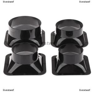 [COD] livestwef 100-150mm Long Flange Duct Fan Hose Connector Air Ventilation Adapter Pipe