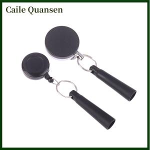 Caile หมวกปากกาพับเก็บได้สำหรับการตั้งแคมป์งานหนักที่วางพวงกุญแจรีลช่างไม้ดินสอเชือกป้องกันของหายห่วงโซ่คลิปหนีบเข็มขัด