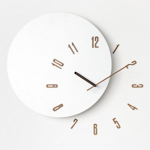 Minimalist Nordic Series Wall Clock New Hot Sale Home Living Room Simple and Fashion Mute Clock Creative Vintage Art Decorations 60*53CM