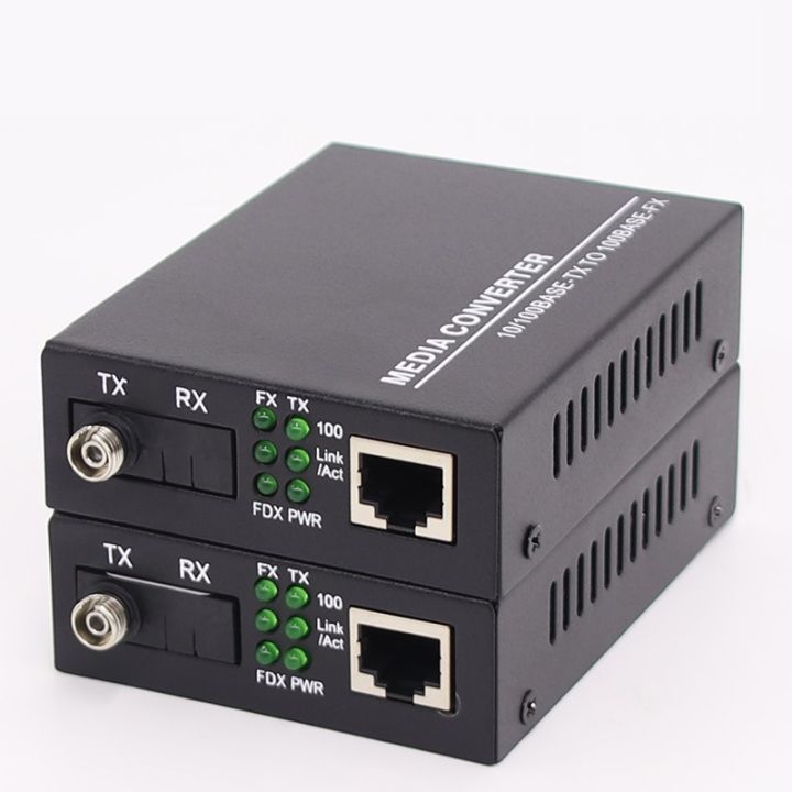 1 pair fc port 10100m fiber optic transceiver 1 fiber port 1 rj45