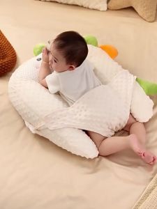 《带娃神器》【智能恒温热敷】高童排气枕婴儿趴睡安抚宝宝肠胀气热敷枕抬头训练枕防吐奶斜坡枕