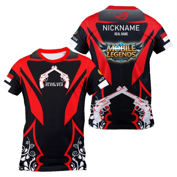 Kaos Baju Jersey Gaming Esport Mobile Legend ML Free Fire FF PUBG