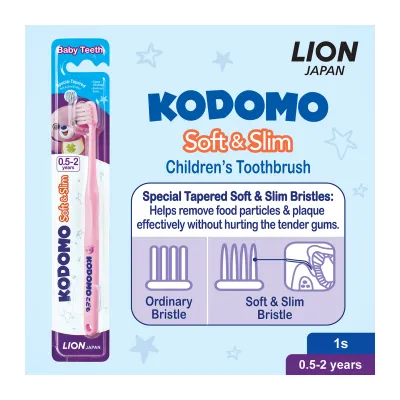 Kodomo Soft And Slim Children’s Toothbrush 0.5-2 years