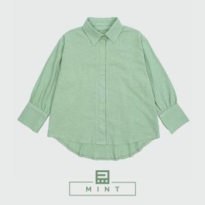 CLOTIVA Kemeja Wanita Terbaru Kekinian 2025 Atasan Casual Kerja Kuliah Ngampus