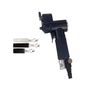 Sturdy Pneumatic Sander For Auto Body Furniture Metal Surfaces Featuring Interchangeable Sanding Rubber Iron Pads