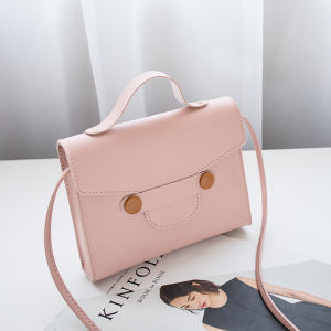 Tas Selempang Wanita Top Handle Kancing Polos Import Sling Bag Cewek Terbaru Kasual Style COD T65