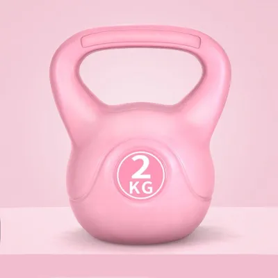 Kettlebell Dumbbell 2kg/4kg/6kg/8kg/10kg/12kg/16kg Kettlebell Weight Lifting Gym Training Weight Strength Training Equipment Fitness Home Gym Plastic Coating Kettlebell Dumbbell 壶铃