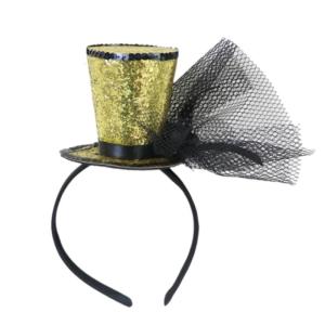 Children Fascinators Top Hat with Flower Feather Pillbox Hat for Girls Makeup Party for Halloween Party Opera