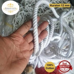 Tali Tambang Sedang Kecil Tali Tambang Katun Kuralon Guralon bhan kain - 12 mm
