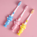 4pcs/set Children's Toothbrush for Kid Cartoon Toothbrush with Soft Bristles and Suction Cup Holder for Kids soft toothbrush. 