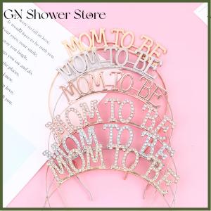 [GN Store] Rose en Color Mom To Be Tiara Crown Headband for Party Decorations