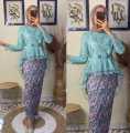 Kebaya modern wanita elegant/Kebaya wisuda modern cantik/setelan kebaya aurora tile rok plisket/Kebaya graduation. 