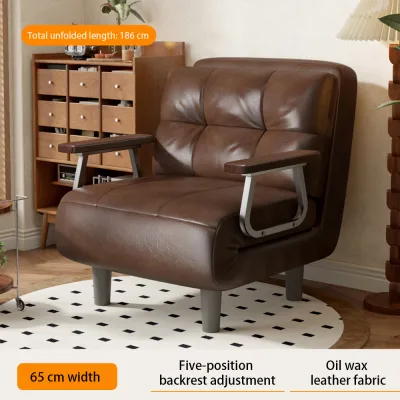 Foldable Sofa Bed | Single-Person Multifunctional Folding Sofa | Compact Living Room Balcony Sofa