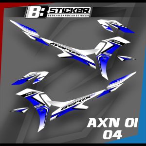 BBSticker Demak BISA HOLOGRAM Stiker Striping Aerox 155 NEW Motif Racing Axn 1