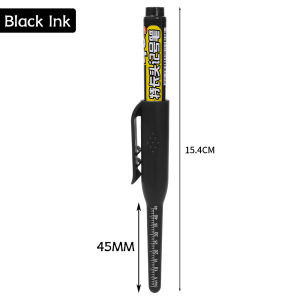 ร้านไทยอุปกรณ์เครื่องเขียนอเนกประสงค์-สําหรับงานไม้ศิลปะการตกแต่ง-ปากกามาร์กเกอร์หมึกสีแดง/ดํา/น้ําเงิน-หัวยาวรูลึก45มม