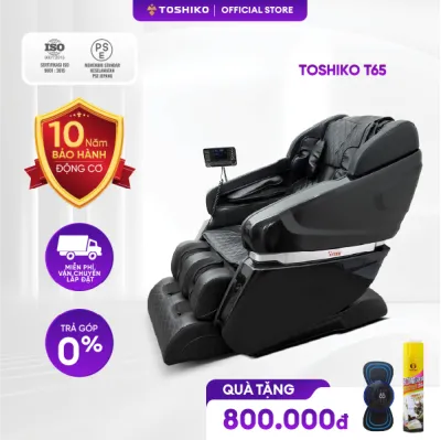 Ghế massage toàn thân cao cấp Toshiko T65 - ghế massage toàn thân giúp hỗ trợ đau mỏi cổ vay gái cơ thể ghế massage chức năng scanbody ghế massage toàn thân đạt tiêu chuẩn Nhật Bản