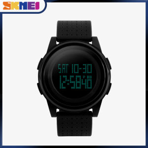 SKMEI Mens Original Sports Watch Casual LED Light Digital Electronic Watch Mens Top Brand Luxury Waterproof Military Chronograph 1206