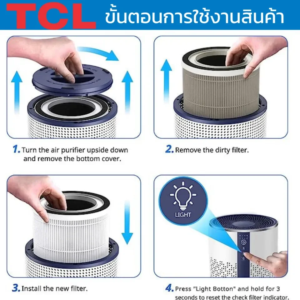 Tcl hepa deals air purifier