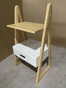 Tiancai Solid wood Drawer Stand Layer Nordic bedside table furniture livingroom stand small TV rack