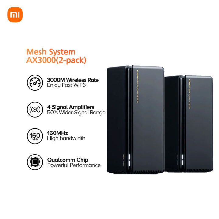 Xiaomi Router AX3000 Mesh Wifi6 2.4G 5.0GHz Full Gigabit 5G WiFi ...