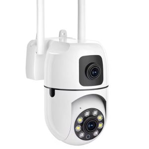 V380 PRO Dual Lens CCTV Camera Connect Cellphone With 2 Way Audio And Speaker Wireless WiFi IP Security Cameras 2MP HD Full Color Night Vision 360 panoramic Motion Detection Surveillance Camera