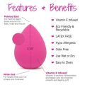 Premium Beauty Sponge Makeup Blender for Powder, Concealer and Foundation Applicator - Makeup Sponges for Cosmetic Blending. 
