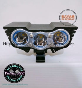 Lampu Tembak OWL 3 Mata - Lampu Sorot LED 3 Mata Universal