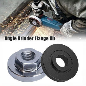 2Pcs/set M10 Angle Grinder Flange Kit Inner Outer Lock Nut Kit