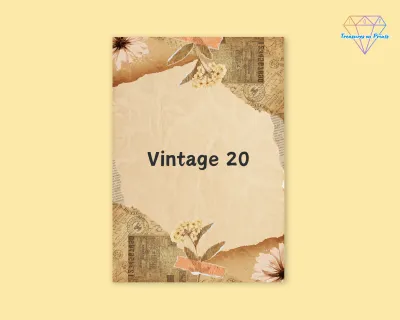 Short or A4 Bond Paper or Photo Paper with Vintage Border Designs (5pcs per order) | Stationery for School Projects Portfolio Junk Journals and Scrapbook